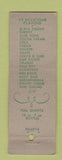 Matchbook Cover - Cott Beverages Soda