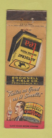 Matchbook Cover - Autocrat Coffee Tea WEAR