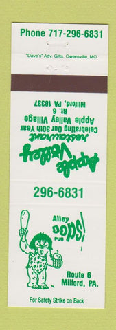 Matchbook Cover - Apple Valley Restaurant Mildford PA
