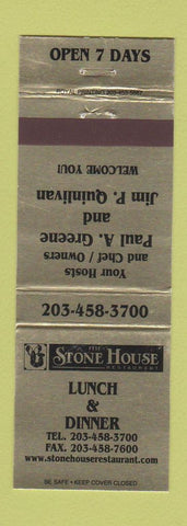 Matchbook Cover - Stone House Restaurant WEAR