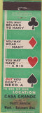Matchbook Cover - Casa Grande Dude Ranch WORN