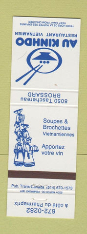 Matchbook Cover - Au Kinhdo Vietnamese Restaurant Brossard QC