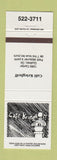Matchbook Cover - Cafe Krieghoff Quebec QC