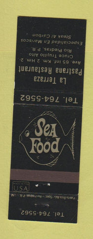 Matchbook Cover - La Terreza Pastrana Restaurant Rio Piedras Puerto Rico WEAR