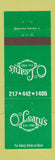 Matchbook Cover - O'Leary's