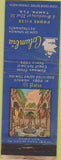 Matchbook Cover - Columbia Spanish Restaurant WORN Tanpa FL
