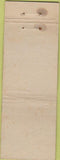 Matchbook Cover - Columbia Spanish Restaurant WORN Tanpa FL