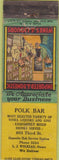 Matchbook Cover - Polk Bar NO TOWN POOR Calvert Whisky