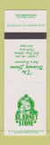 Matchbook Cover - Blarney Shone Restaurant Red Deer AB