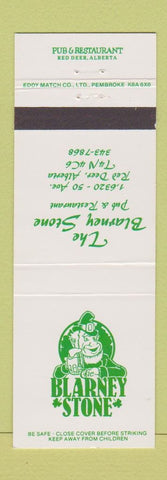 Matchbook Cover - Blarney Shone Restaurant Red Deer AB