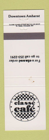 Matchbook Cover - Casse Cafe Amherst MA WEAR