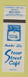 Matchbook Cover - Stover Street Cafe Norwich ON