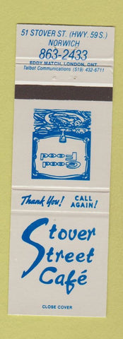 Matchbook Cover - Stover Street Cafe Norwich ON