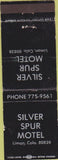 Matchbook Cover - Silver Spur Motel Limon CO
