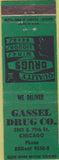 Matchbook Cover - Gassel Drug Co Chicago IL