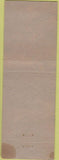 Matchbook Cover - Weiss Restaurant Broad Channel LI WORN