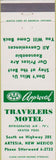 Matchbook Cover - Travelers Motel Artesia NM