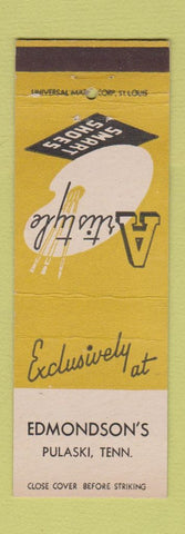 Matchbook Cover - Artistyle Smart Shoes Men's Edmondson's Pulaski TN