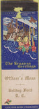 Matchbook Cover - Officer's Mess Bolling Field Washington DC? WORN