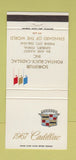 Matchbook Cover - 1967 Cadillac Schreffler Pontiac Buick Sunbury PA 30 Strike