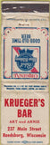 Matchbook Cover - Pabst Beer Reedsburg WI POOR