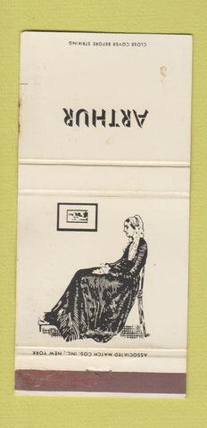 Matchbook Cover - Arthur Los Angeles CA WEAR 30 Strike