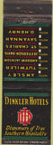 Matchbook Cover - Dinkler Hotels Atlanta GA Savannah Birmingham