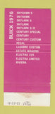 Matchbook Cover - 1976 Buick Burlington ON Leggat Pontiac 30 Strike