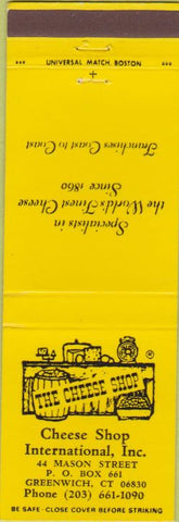Matchbook Cover - Cheese Shop International Greenwich CT