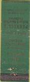 Matchbook Cover - Pennell's Italian Food Saratoga Springs NY WEAR