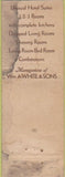 Matchbook Cover - Ten Park Avenue hotel New York City WORN