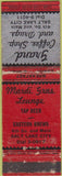 Matchbook Cover - Mardi Gras Lounge Salt Lake City UT POOR