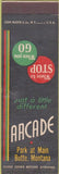 Matchbook Cover - Arcade Butte MT SAMPLE