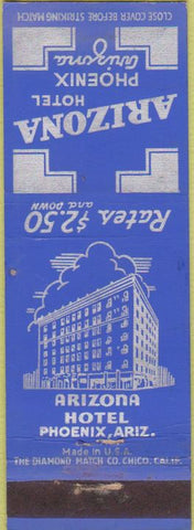 Matchbook Cover - Arizona Hotel Phoenix AZ