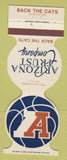 Matchbook Cover - Arizona Wildcats Basketball 1980 Bank