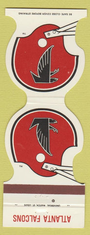 Matchbook Cover - Atlanta Falcons Football 1982 IBM Credit Union