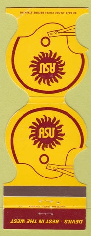 Matchbook Cover - Arizona State Sundevils 1977 Rusty Nail Steak Phoenix AZ