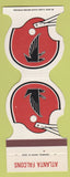 Matchbook Cover - Atlanta Falcons Football 1980