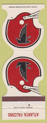 Matchbook Cover - Atlanta Falcons Football 1981 Ettco Wire Ridgewood NY