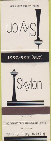 Matchbook Cover - Skylon Niagara Falls Canada wear