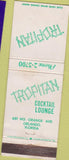 Matchbook Cover - Tropitan Cocktail Lounge Orlando FL WEAR
