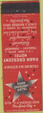 Matchbook Cover - Park Crescent Hotel New York City