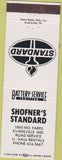 Matchbook Cover - Shofner's Standard oil gas Evansville IN