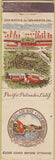 Matchbook Cover - Bel Air Bay Club Pacific Palisades CA WEAR