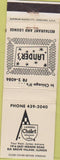 Matchbook Cover - Lander's Chalet Elk Grove Village IL