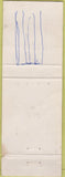 Matchbook Cover - Ted's Standard oil gas Fargo ND WORN