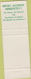 Matchbook Cover - Roach Howard Smith Insurance Garland TX