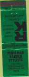 Matchbook Cover - Penn Mar Barber Forestville MD