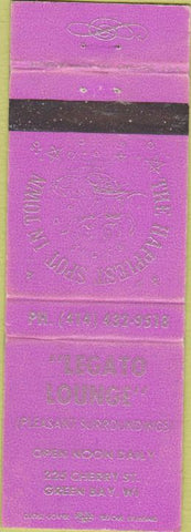 Matchbook Cover - Legato Lounge Green Bay WI girlie