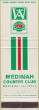 Matchbook Cover - Medinah Country Club IL